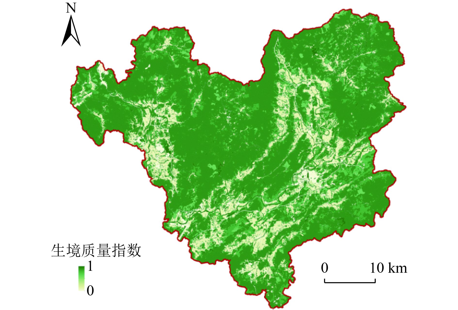考虑地形与生物多样性的InVEST模型及其在县域生物多样性安全格局分析中的应用