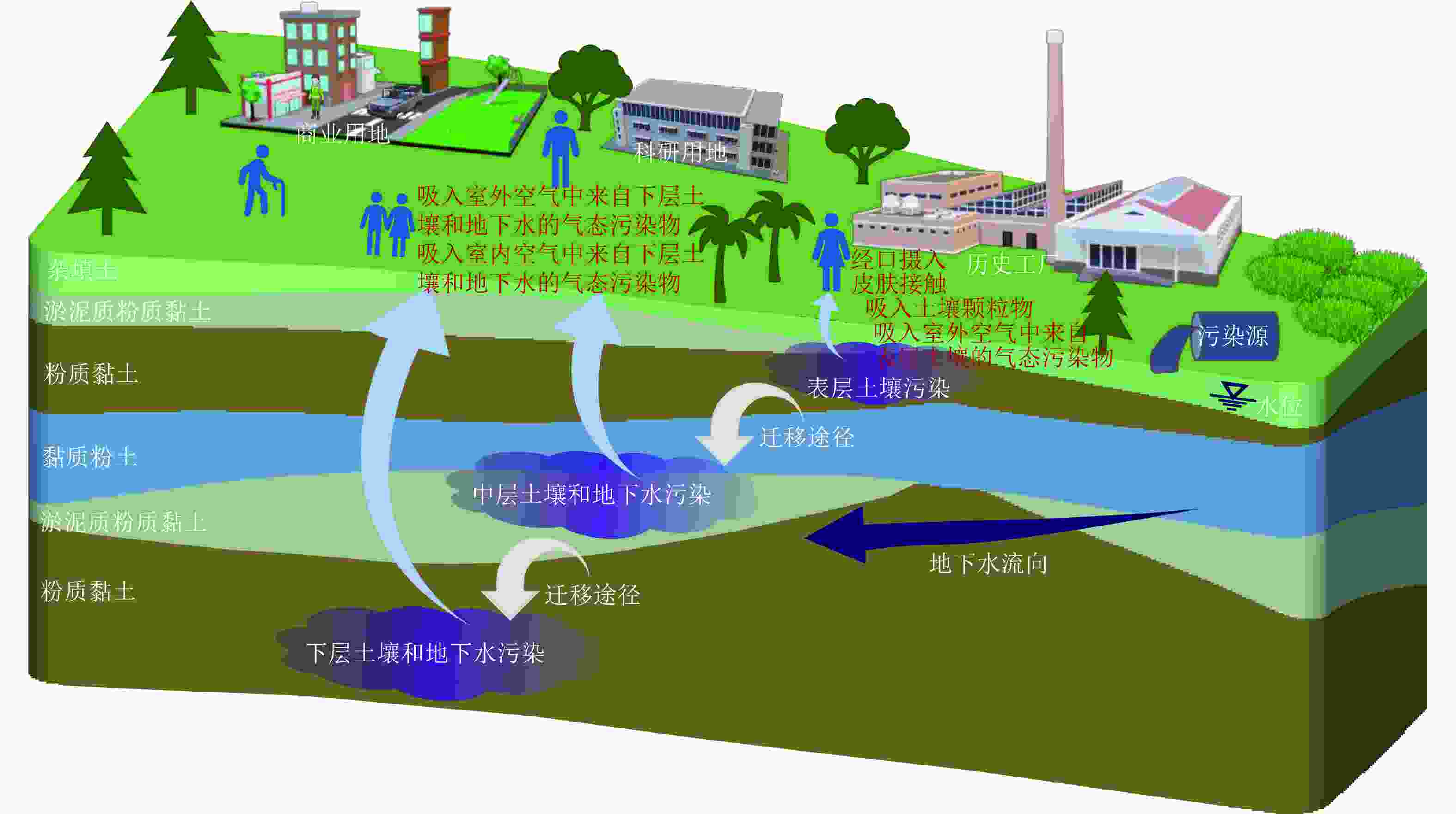 典型有机化工厂污染地块氯代烃分布特征及基于蒙特卡洛模拟的风险评估